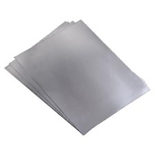 Flexible Foil Graphite Gasket Sheet Foil Sheet 250*200*0.4mm, Pack of 4
