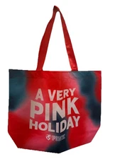 Victoria's Secret PINK A Very PINK Holiday Reusable Shopping Tote Bag NEW