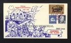 1986 Texas Sesquicentennial Event Cover - Cooper, TX Veterans Memorial / Alamo