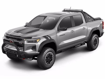 Husky Aeroskin Hood Protector Fits 2023-2025 Chevrolet Colorado ZR2 Smoke