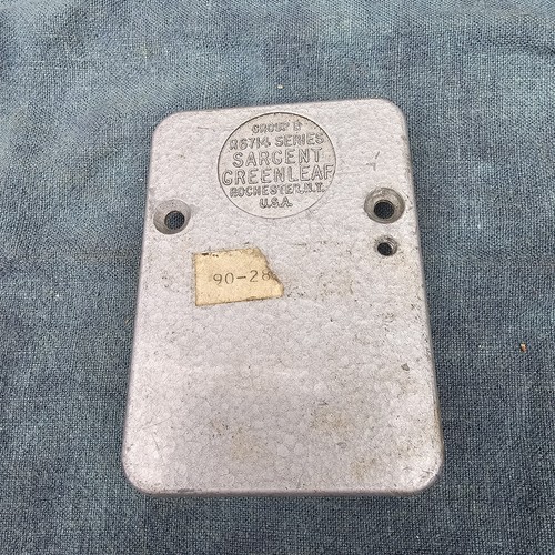 Vintage Yale/S&G Kombinationstresor Safe Schloss Rückplatte & Zifferblätter Schlosser - Bild 5 von 15