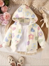 Jacke Kaputze Outdoor Fleece Baby Mädchen  G...