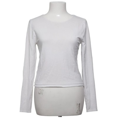Mango, Langarmshirt, Größe: L, Weiß, Polyester/Viskose, Einfarbig, Damen #pwc