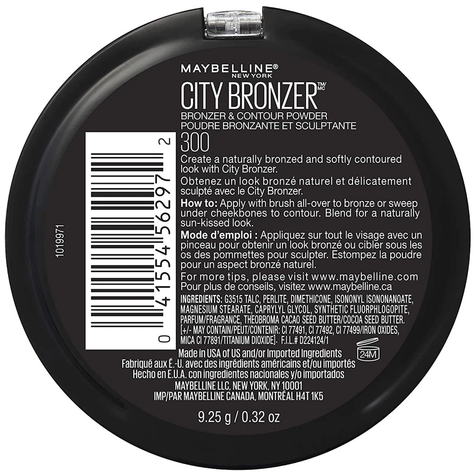 Maybelline New York City Bronzer and Contour Matte Powder.[300] 0.32 oz  Pack 3 - Image 3 of 4