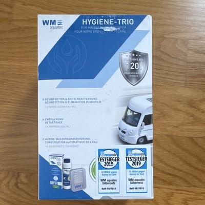 WM Aquatec Hygiene-Trio HGT-120 Wasserhygiene Komplett-Set für 120l Tanks