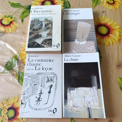 Ionesco Senancour Camus 4 Bände - Ed. Folio