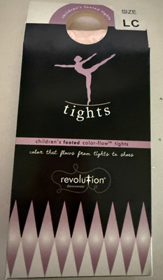 Revolution Child Large Pink Footed  Ballet Tights