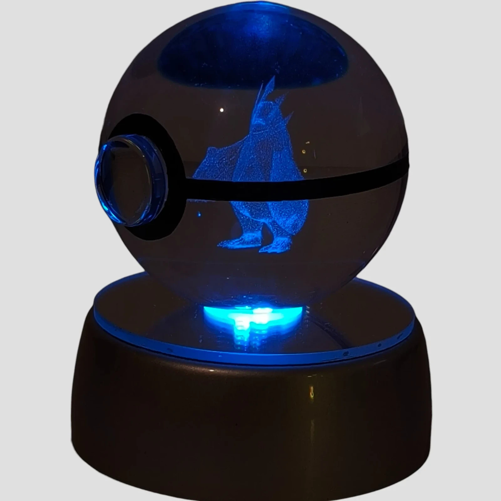 Veilleuse Pokéball Pingoléon avec socle tactile et 7 couleurs LED changeantes