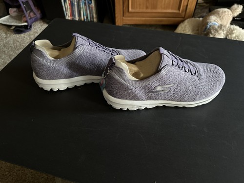 Skechers Go Walk Classic Viola Donna Taglia 9,5 Vestibilità Larga Slip On Nuovo con Scatola - Foto 8 di 14