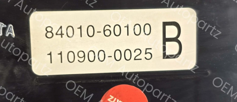 Controlador de clima Toyota Land Cruiser UZJ100 1998-2002 ventilación bisel OEM RHD Foto 4 de 4