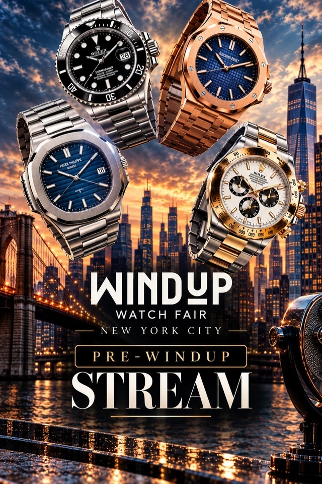 Pre Windup NYC: The Timepiece Takeover