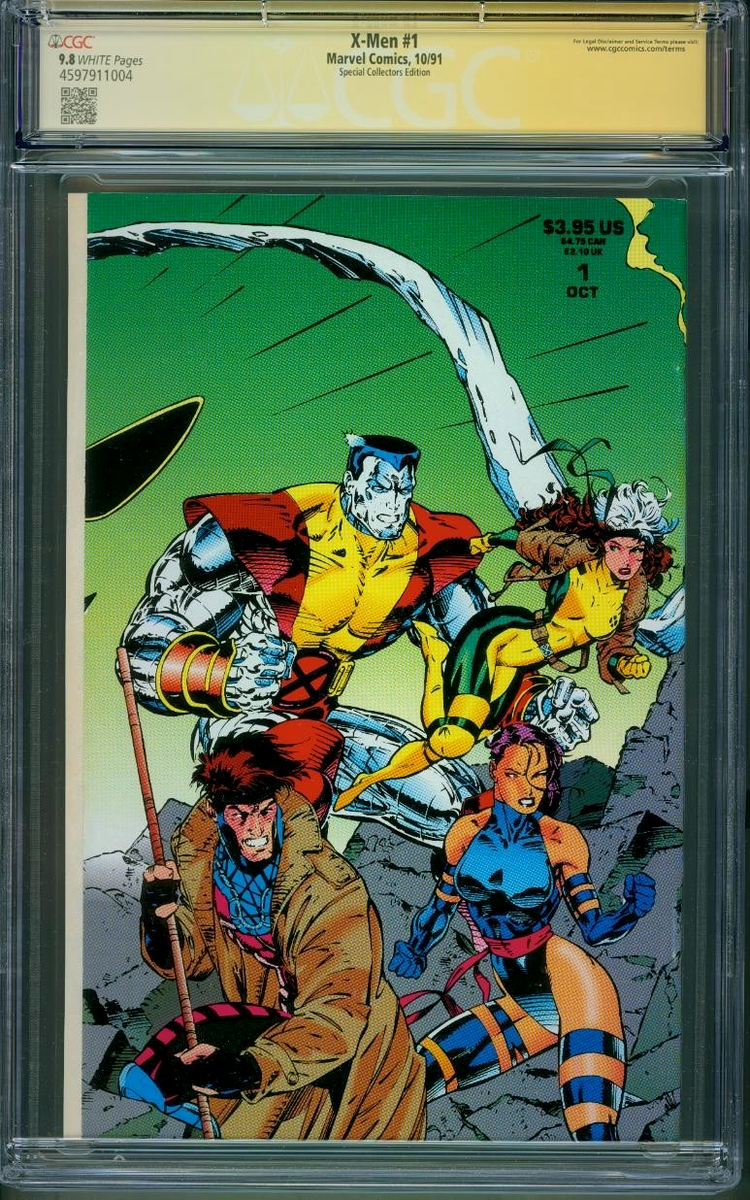 X Men 1 CGC 3XSS 9.8 Special Collectors Ed Jim Lee Williams