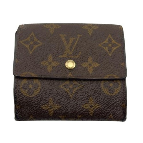 Louis Vuitton Bifold Wallet Monogram Brown Women's Pre-owned From Japan