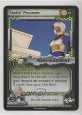 2001 Score Dragon Ball Z CCG - Cell Saga Foil Trunks Prepares 77