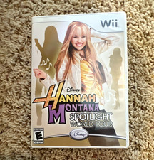 Disney Interactive Hannah Montana Spotlight World Tour (Wii) Manual Included E