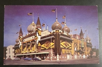 World's Only Corn Palace Mitchell South Dakota Postcard Vtg Unused Postcard MS2 