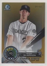 2018 Bowman Scouts' Top 100 Gold Refractor 4/50 Ryan McMahon #BTP-63 09g4