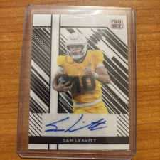Sam Leavitt Auto 2024 Leaf Collective Pro Set White #2/2