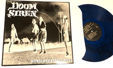 Doom Siren Homeland Insecurity Lp w insert Blue Marbled Vinyl grindcore
