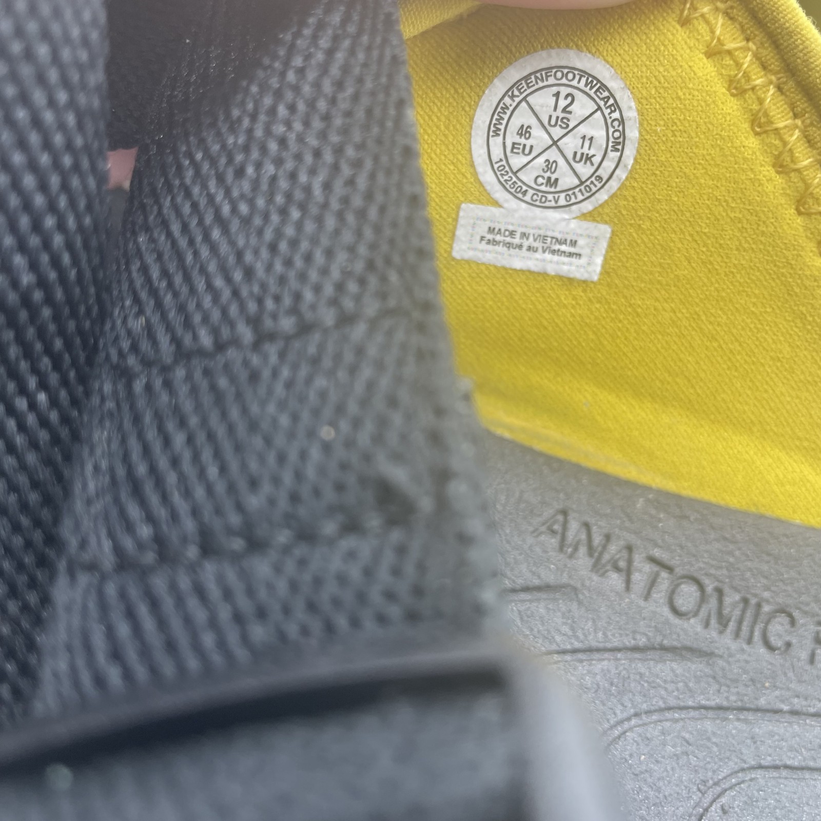 Sandali Keen Solr Toe Post Uomo 12 Nero Anatomico Plantare Cinturino Regolabile