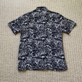 Nuon Shirt Hawaiian Floral Abstract Pattern Relaxed Fit Men S Retro Beach Resort
