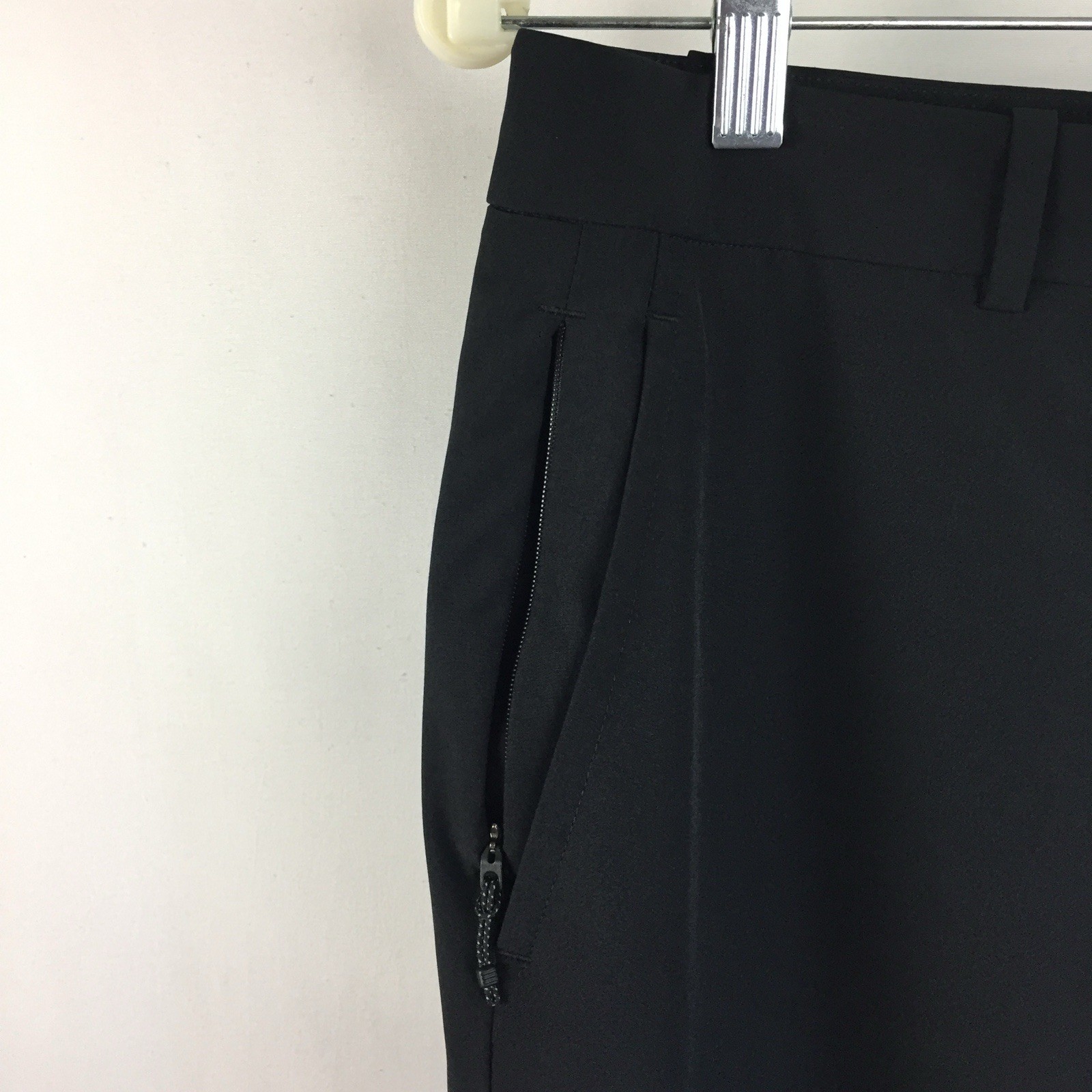 Kit and Ace Navigator Commute Pants Mens 34x32 Stretch Pockets Flat Front Black