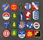 Vintage WW2 WWll Era Lot of 20 Military Uniform Shoulder Patches