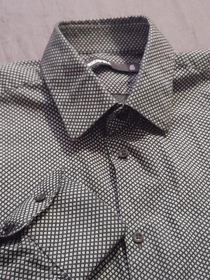 Men Karl Lagerfeld Shirt Grey Cotton 40 /L / 48