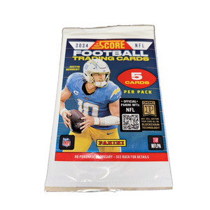 2024 Score Football Pack-5 Cards-Factory Sealed-Free Shipping-