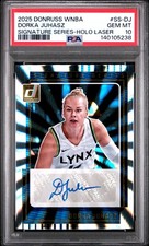 2025 Panini Donruss WNBA Dorka Juhasz Auto Holo Laser #SS-DJ PSA 10