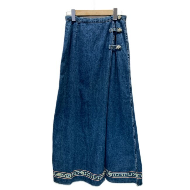 Hysteric Glamour Denim Skirt Wrap Long Length Back Pocket