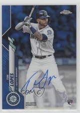 2020 Topps Chrome Rookie Auto Blue Refractor 128/150 Tim Lopes #RA-TL Auto 18k3