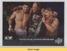 2024 AEW All Elite Wrestling Trios Silver Foil Max Caster Billy Gunn READ 1i7h