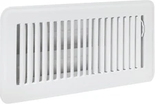 4 x 10 Inch (Duct Opening) Floor Register Vent Cover, One-Way Ventilation Regist