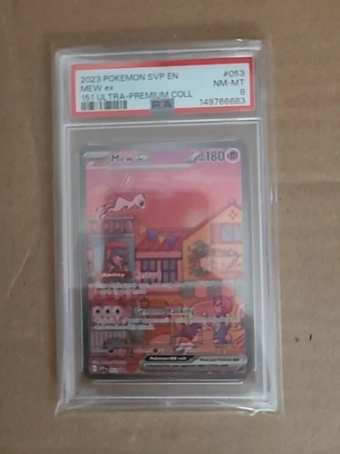 2023 POKEMON SVP EN-SV 151 ULTRA PREMIUM COLLECTION MEW EX #053 PSA 8