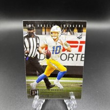 2020 Panini Justin Herbert Rookie Card R45759. rookie card picture
