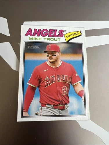 2026 Topps Heritage #163 - Mike Trout - Los Angeles Angels Card
