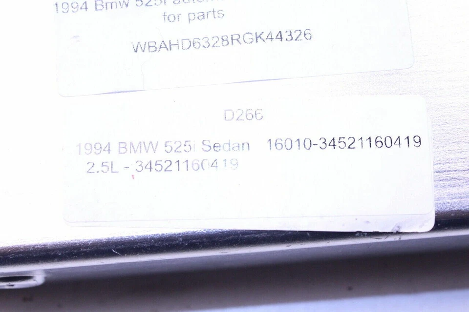 1992 1993 1994 BMW 525i E34 ABS Anti Lock Brake Control Module OEM Used Foto 4 de 4