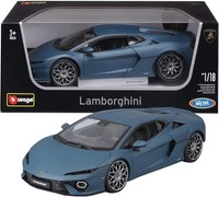 Lamborghini Temerario 2024 Matt Blue 1:18 Burago BU11052MBL