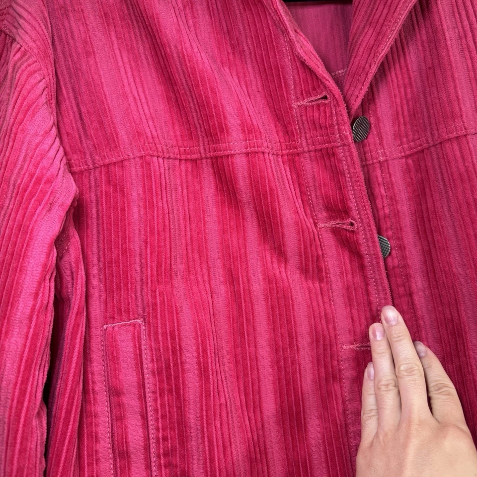 Chaqueta Cabi Cheeky Topper Rosa Pana Manga Larga Cuello # 4124 Talla M Foto 4 de 4