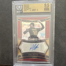 Panini 2025 Select Signatures Paul Skenes #SIG-PS Red Prizms Auto /99