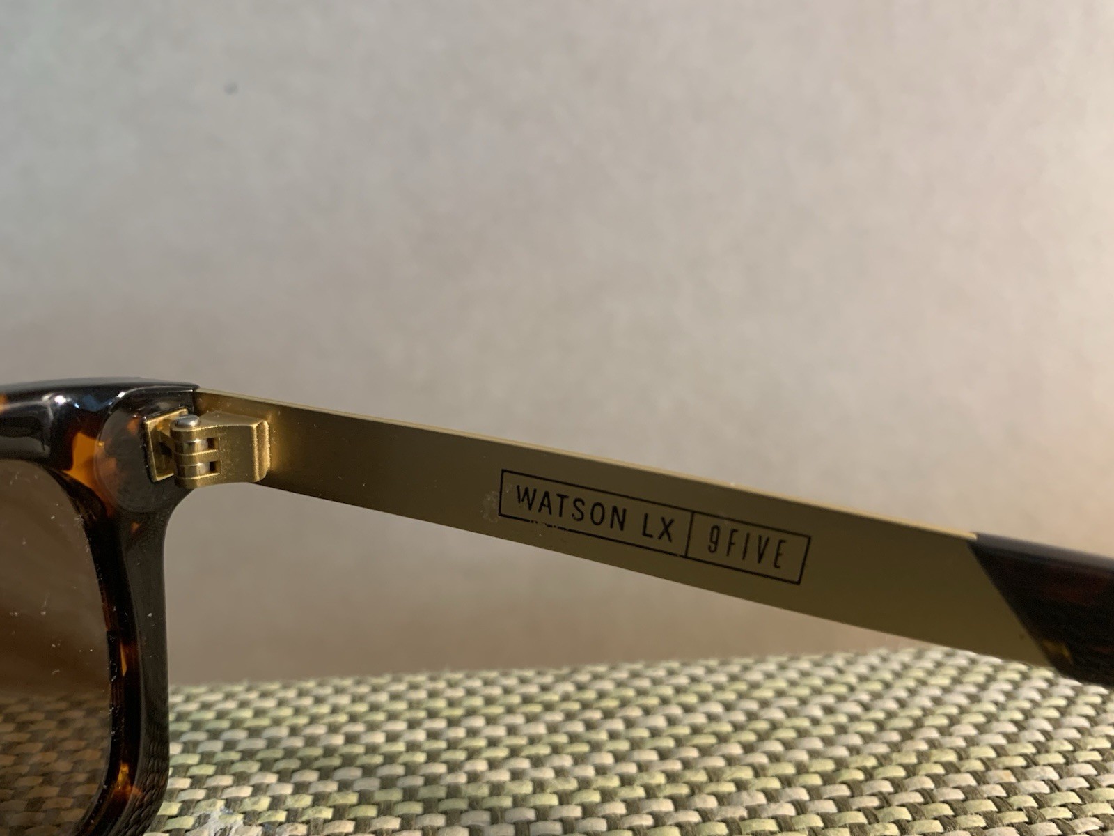 9five Sunglasses Tortoise Shell Frames W Gold - image 3