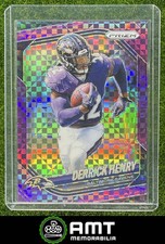 Derrick Henry 2025 Panini Prizm Purple Power 42/49 Baltimore Ravens #168