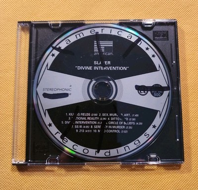 Slayer   Divine Intervention CD 1994 Thrash Metal American Recordings Disc Only!