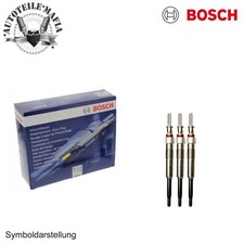 3x BOSCH Glühkerzen für AUDI SEAT SKODA VOLVO VW