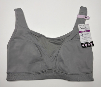 Playtex Women's Bra 38D Secrets Bounce Control Wireless Grey Heather 38D 4221