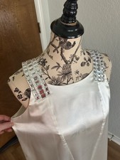 Art Deco Style Slip Dress With Jewel Embellishing Wedding