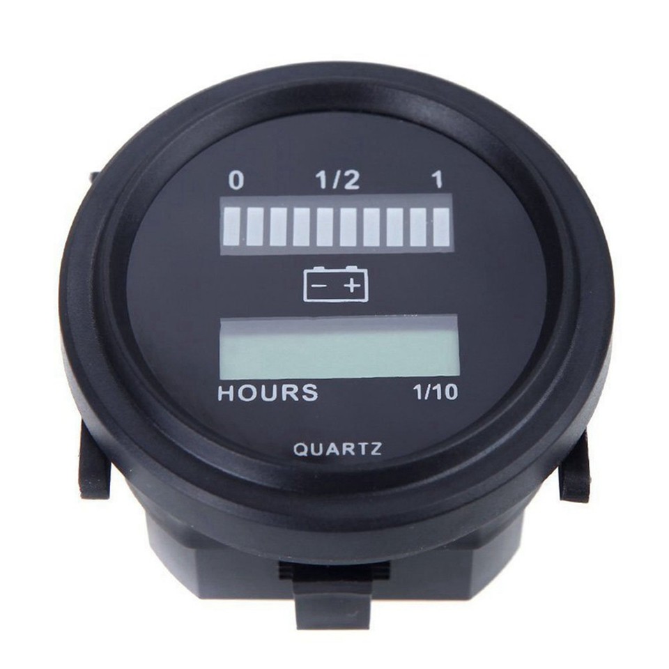 3X 12V/24V/36V/48V/72V LED Digital Battery Status Indicator with ...