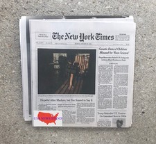 NEW YORK TIMES - SUNDAY JANUARY 25, 2026 (MINNESOTA ICE - ALEX JEFFREY PRETTI)