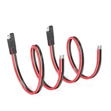 Connector Extension Cable, 12AWG 2FT 2 Pin Quick Disconnect Plug for Car Motorcy